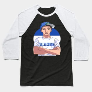 El Salvador Flag Salvadoran Pride Latin Heritage Baseball T-Shirt